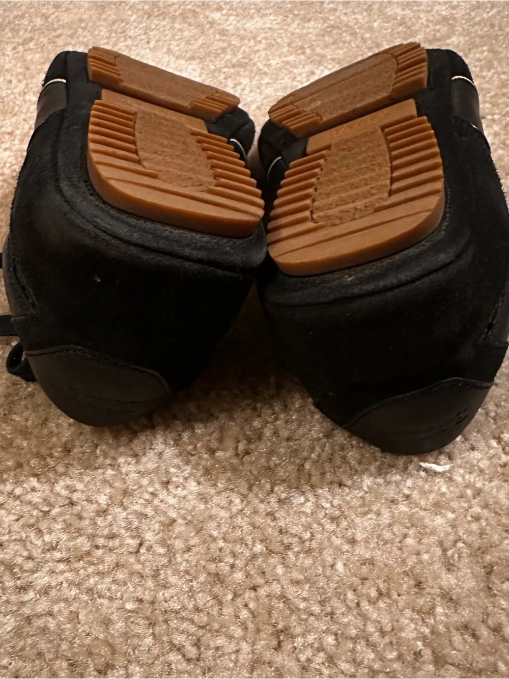 Bally Iuston Luxury Mens Sneakers Black Suede Leather Perforated US 9.5 EU 8.5